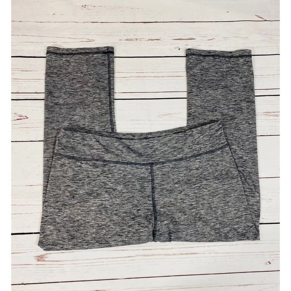 Champion Womens Leggings Sz Large Heather Gray Elastic Waist Footless Athleis - Picture 3 of 6